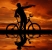 FIAB - Cicloturismo controluce al tramonto